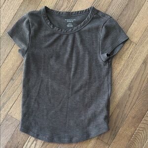 Brown Short Sleeve Top